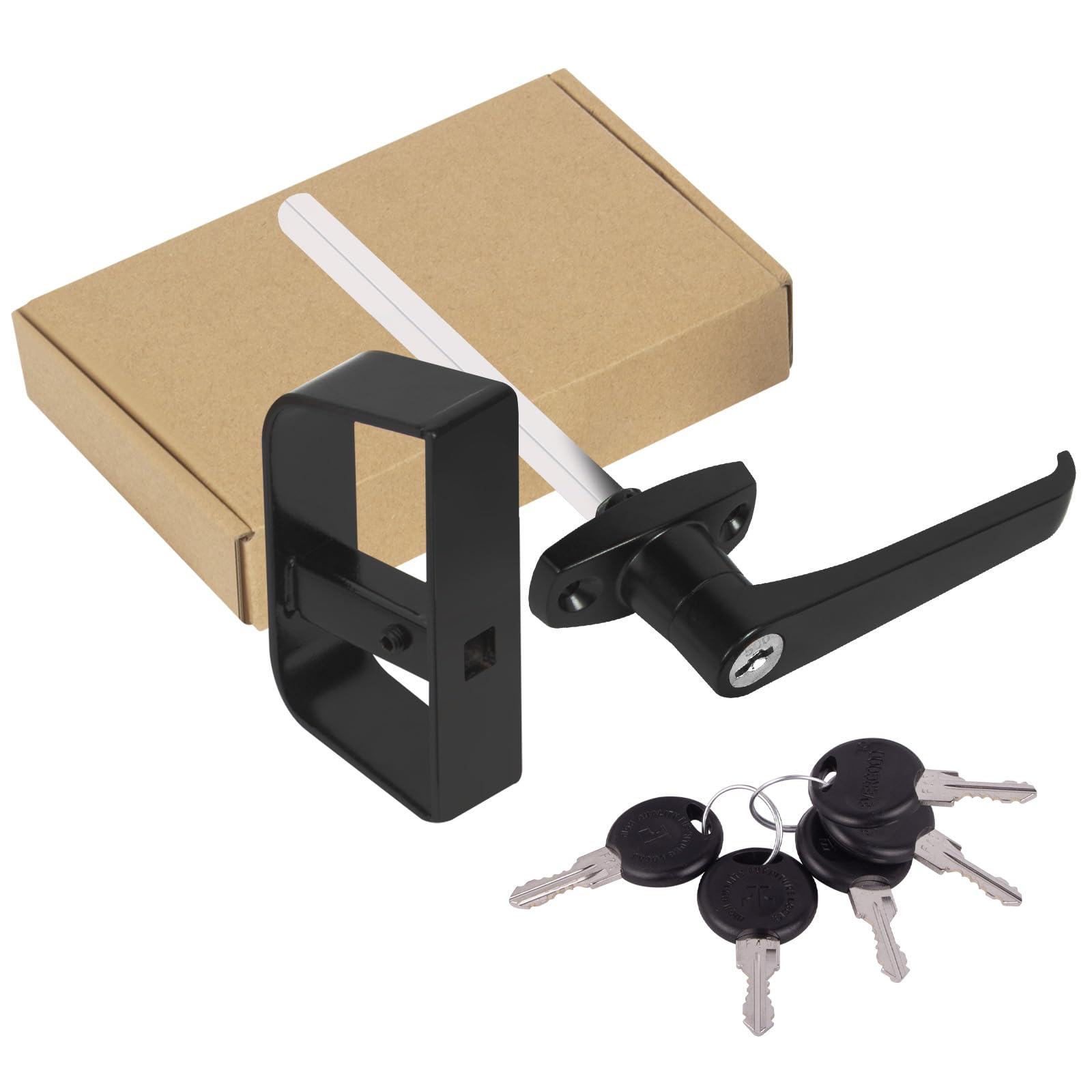 Amazon.com: 5-Key L-Handle Shed Lock Kit - Durable Anti-Corrosion